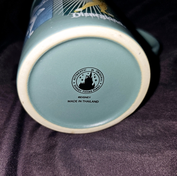 Walt Disney World Teal Tink Tinkerbell Ceramic Mug Disney Parks 12 oz - Picture 3 of 4